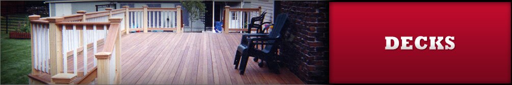 Decks & porches, new & repair - Wilmington, MA